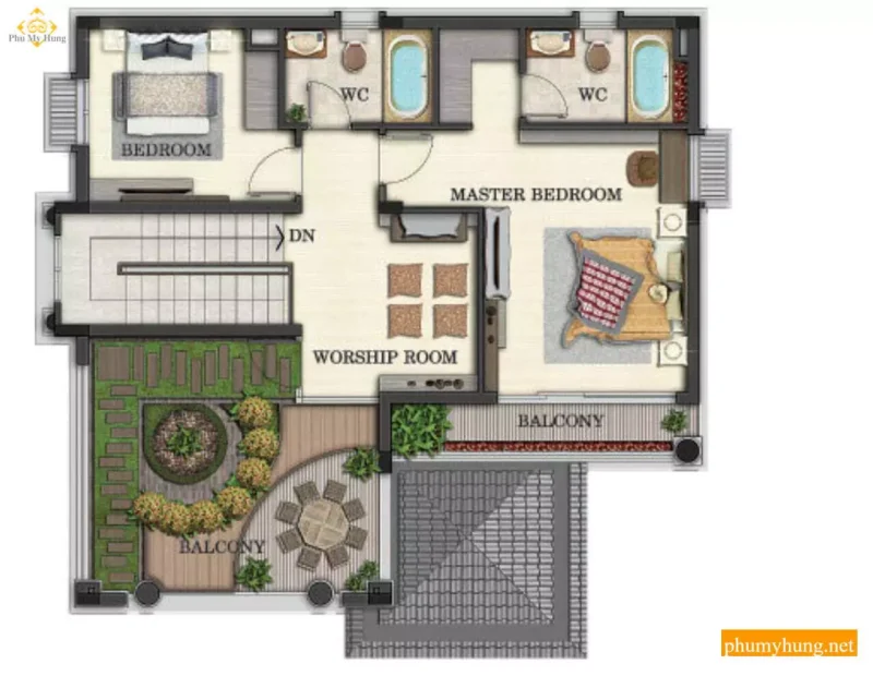 biet thu nam vien pmh 6