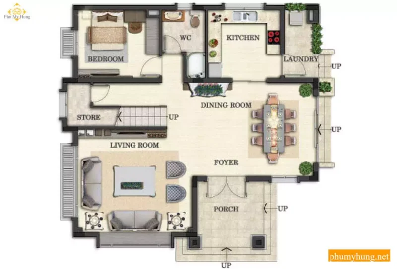 biet thu nam vien pmh 7