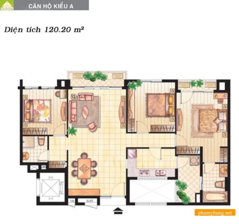 Căn Hộ Cảnh Viên Phú Mỹ Hưng Quận 7 - Review Chi Tiết Cảnh Viên 1, 2, 3 & Giá Bán 2026 5 chung cu canh vien 2 phumyhung.net