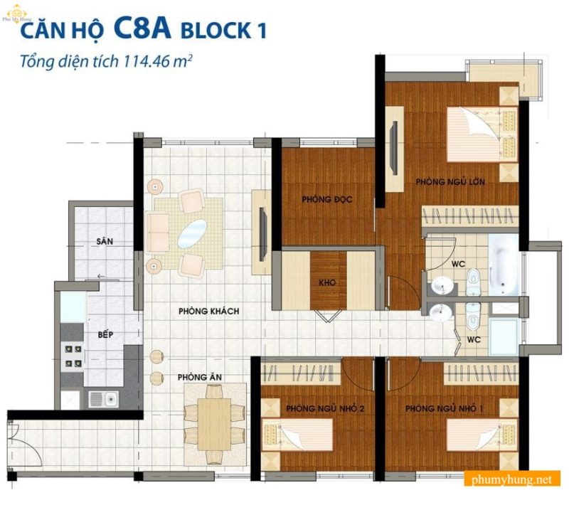 Căn Hộ Cảnh Viên Phú Mỹ Hưng Quận 7 - Review Chi Tiết Cảnh Viên 1, 2, 3 & Giá Bán 2026 7 chung cu canh vien 3 phumyhung.net