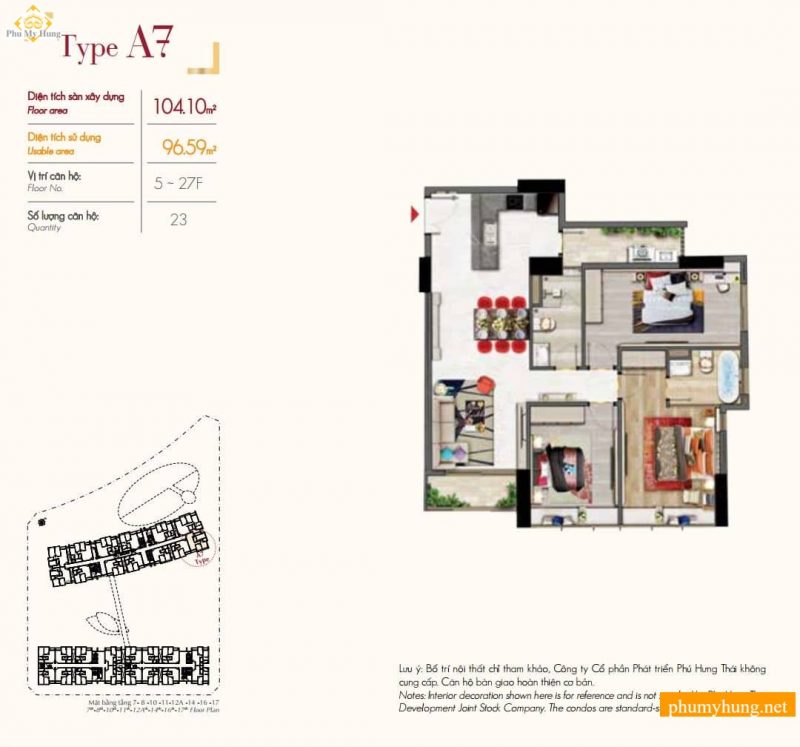 Căn Hộ The Signature Phú Mỹ Hưng Quận 7 - Bảng giá 2026 29 midtown the signature M7 23 phumyhung.net