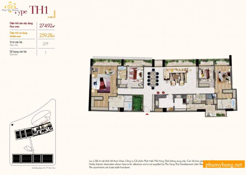 Căn Hộ The Signature Phú Mỹ Hưng Quận 7 - Bảng giá 2026 34 midtown the signature M7 32 phumyhung.net